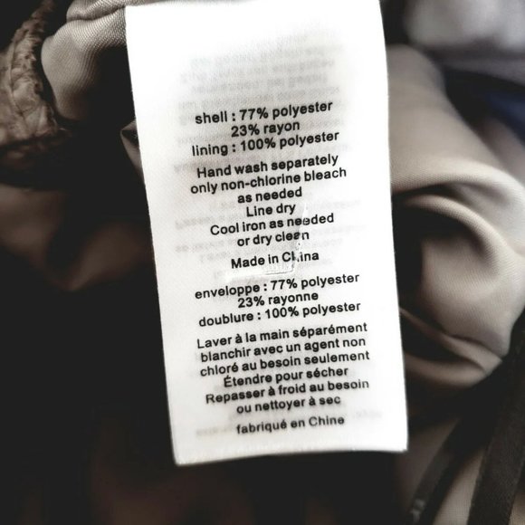 Vera Wang White Collection, Grey Strapless Flower dress, size 0 - Picture 6 of 6